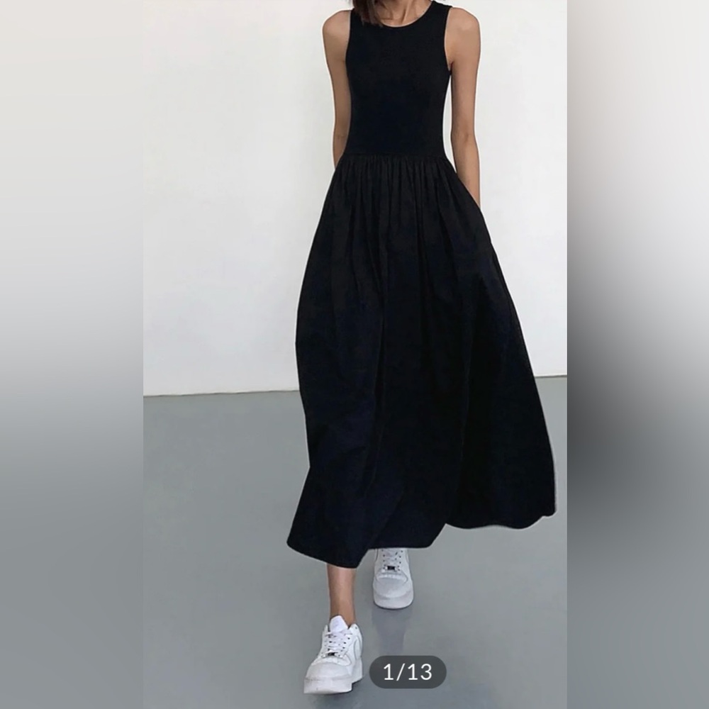 COMMENCE Leisure Neck Dress